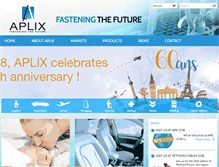 Tablet Screenshot of aplix.com